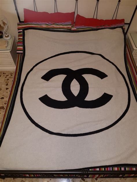 chanel blanket replica queen size|Chanel Throw Blanket .